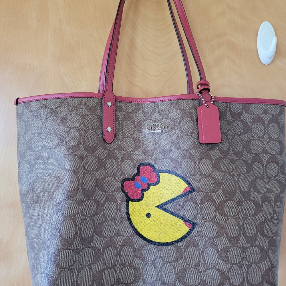 Coach ms pacman tote bag